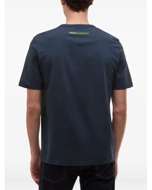 Barbour Blue Oversized Track Pants for men