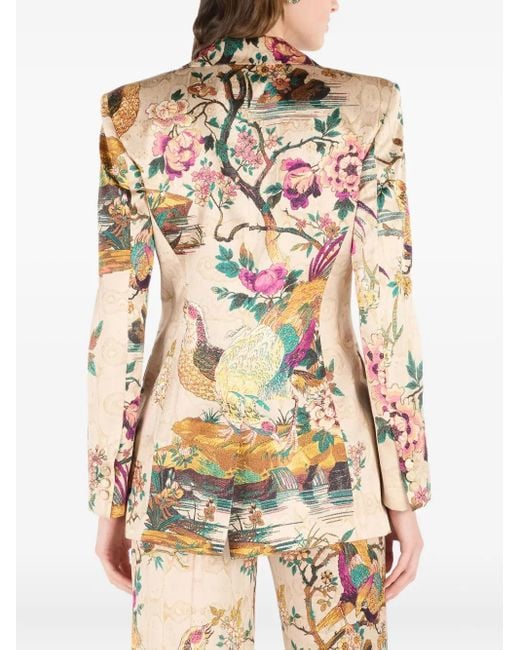 Roberto Cavalli フローラル ジャケット Multicolor