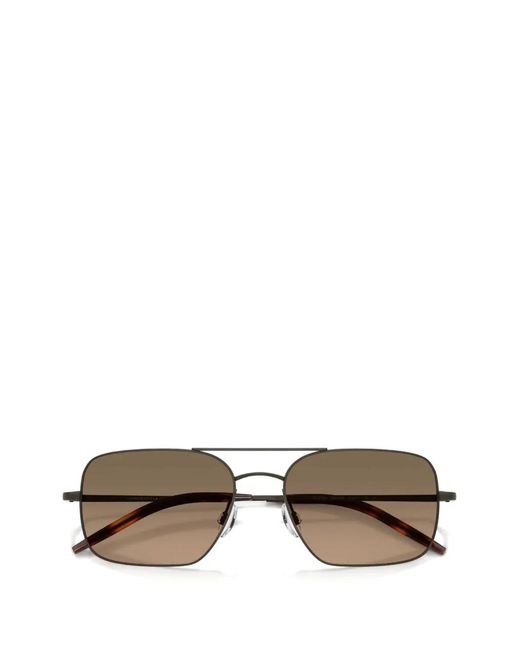 Oliver Peoples Multicolor Lunettes De Soleil Victory Ii À Monture Rectangulaire