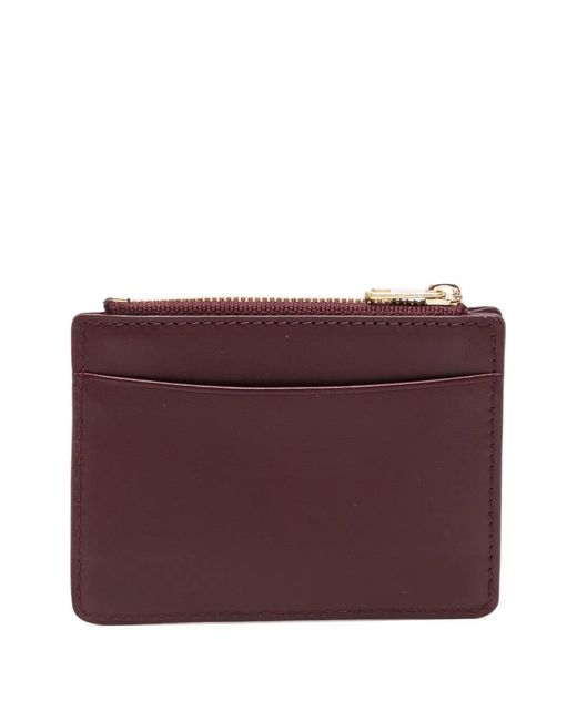 A.P.C. Purple Zip Card Holder