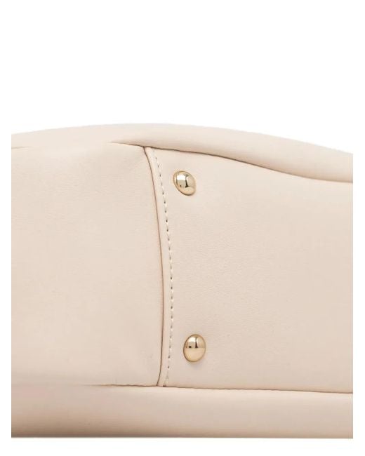 Guess Natural Sunetra Logo-Plaque Tote Bag