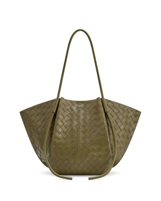 JW PEI Green Nala Interwoven Tote Bag