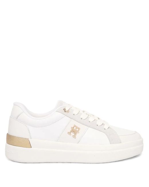 Tommy Hilfiger ロゴ スニーカー White