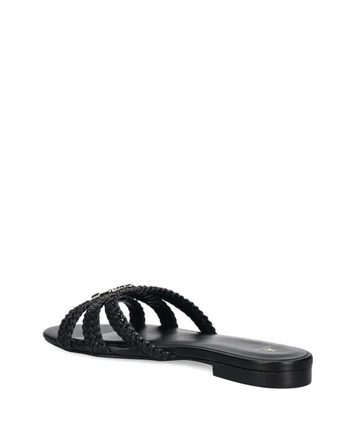 Patrizia Pepe Black Braided Slides