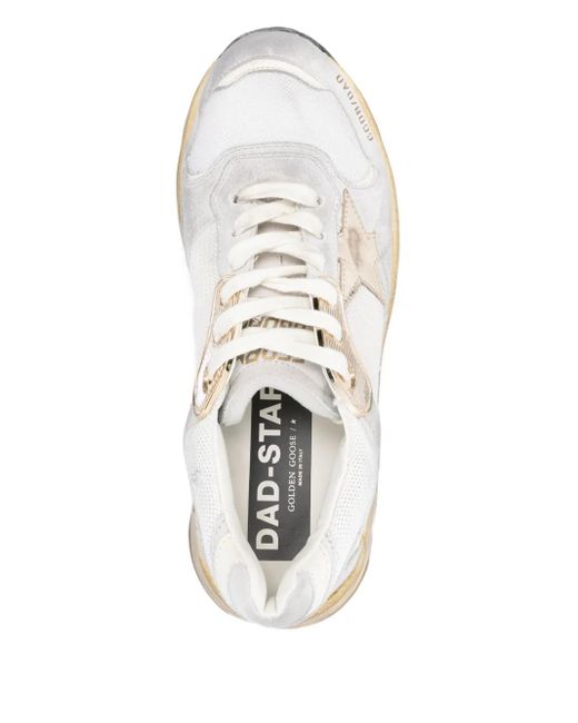 Golden Goose Deluxe Brand White Dad-Star Sneakers