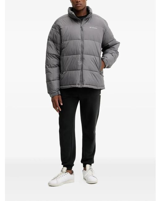 Columbia Gray Zipped Padded Jacket for men