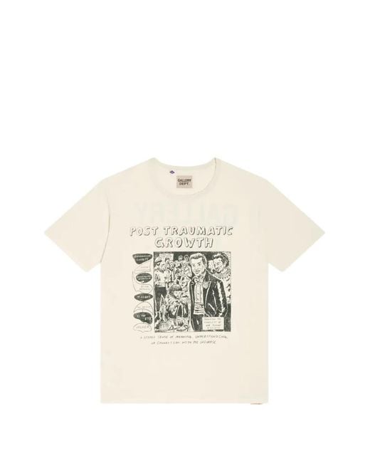 GALLERY DEPT. White Post Traumatic Growth Graphic-Print T-Shirt