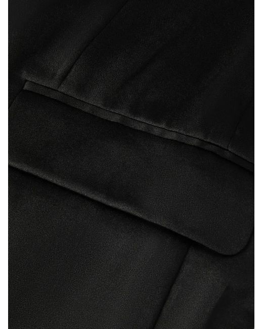 Shanghai Tang Black Five-Button Blazer for men