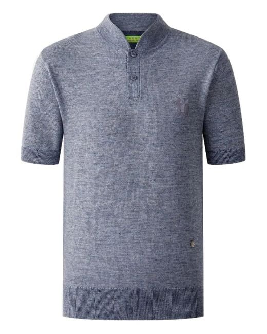 Polo di Shanghai Tang in Blue da Uomo