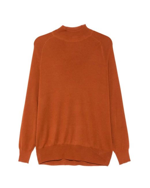 Pull À Col Montant Aspesi en coloris Orange