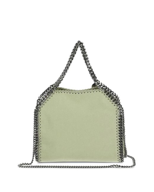 Stella McCartney Green Chain-Link Tote Bag