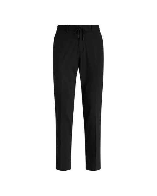 Boggi Black B Tech Stretch Nylon Pants for men