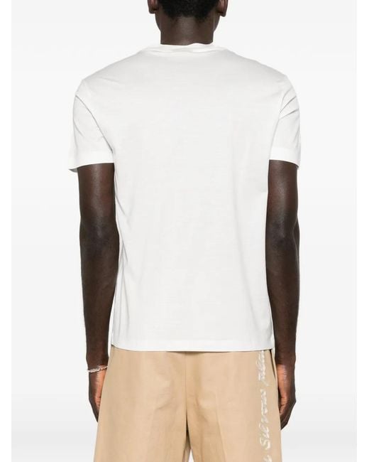 Emporio Armani White Crew-Neck T-Shirt for men