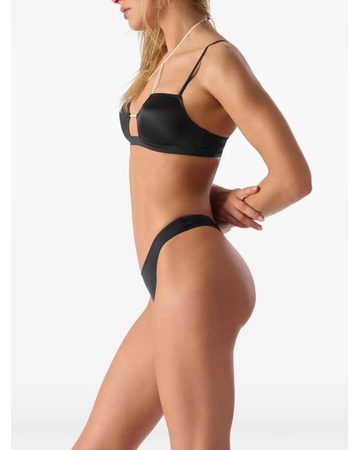 Maison Close Black Bralette Bikini Top