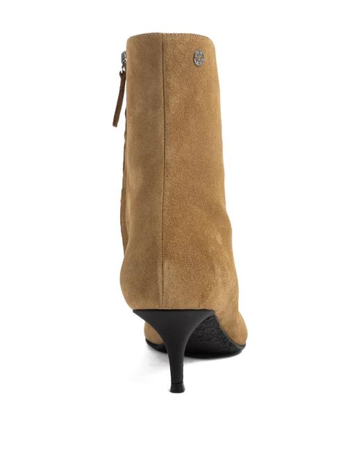 Vicini Brown Pointed-Toe Suede Boots