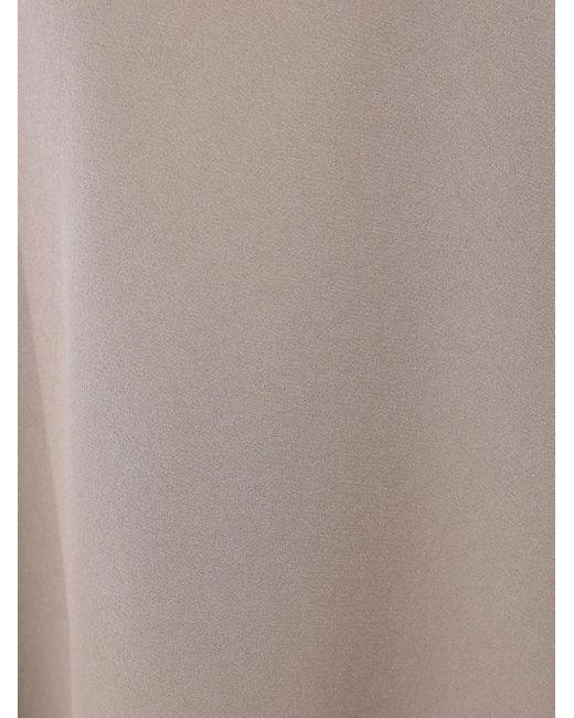 Brunello Cucinelli サテン マーメイドスカート Natural