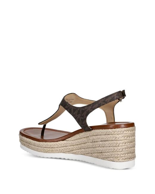 MICHAEL Michael Kors Brown 80Mm Val Sandals