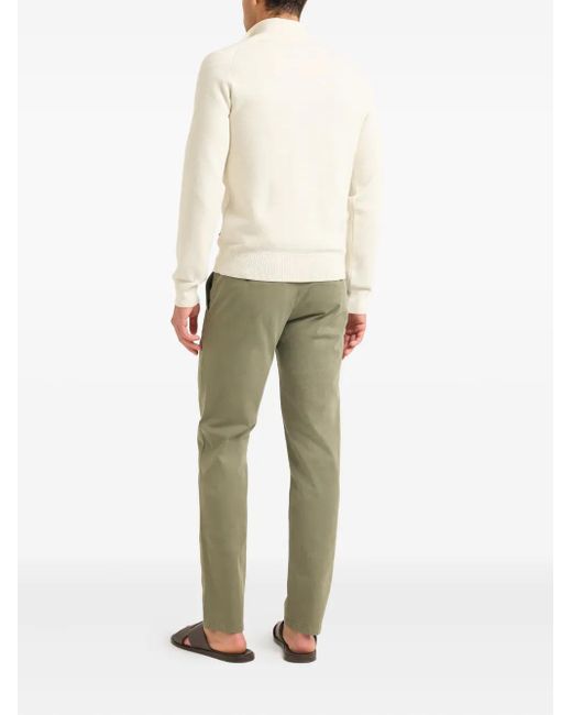 Orlebar Brown Green Fallon Stretch-Cotton Chinos for men