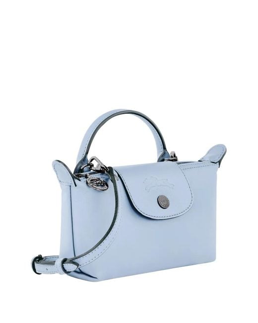 Longchamp Blue Mini Sac Cabas Le Pliage