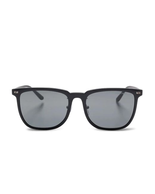 Emporio Armani Sonnenbrille Mit Eckigem Gestell in Gray für Herren