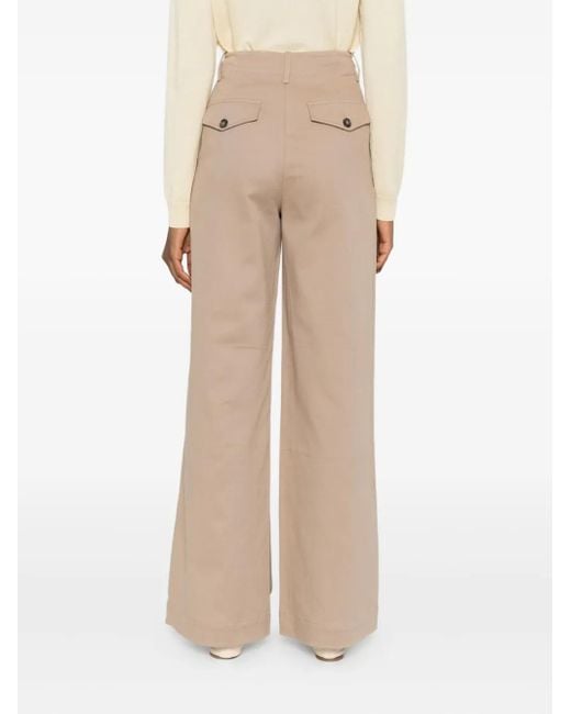 Marc O' Polo Broek Met Riemlussen in het Natural