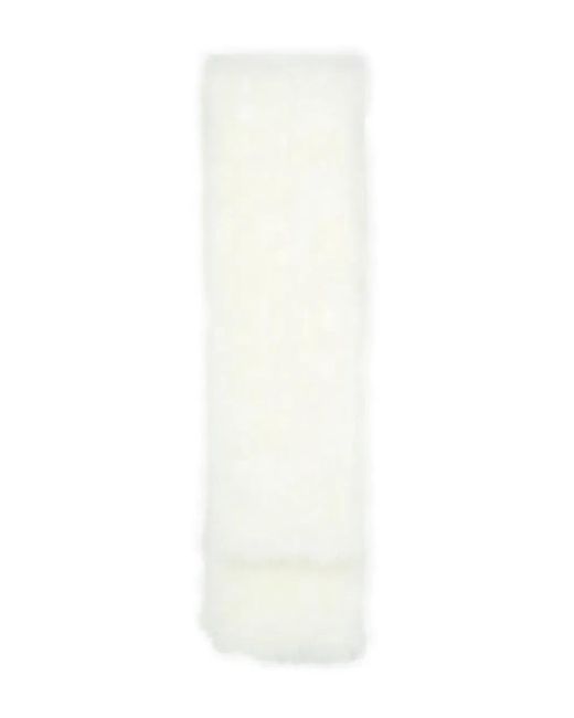 Yves Salomon フェザーショール White
