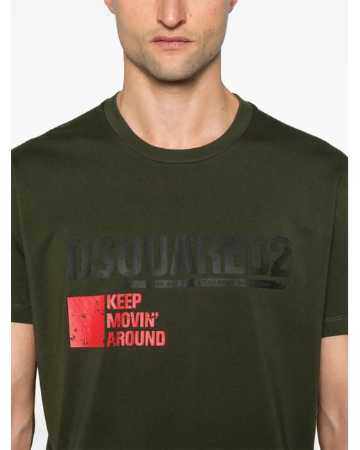 Camiseta Cool DSquared² de hombre de color Green