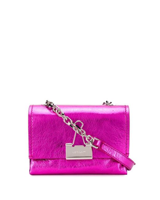 Off White Crossbody Bag Pink