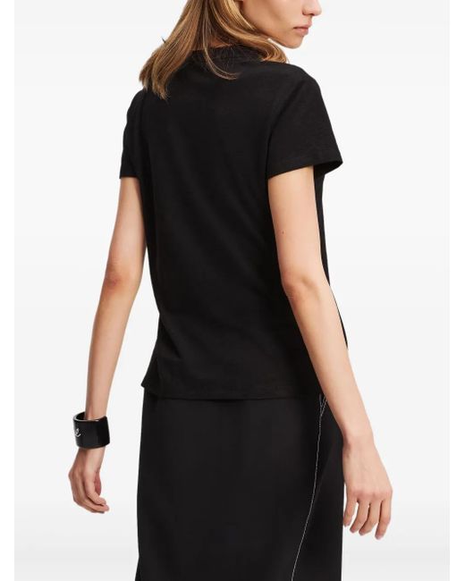 Karl Lagerfeld Signature Tシャツ Black