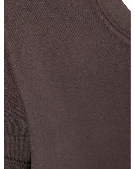 James Perse Brown Short-Sleeves Crew-Neck T-Shirt