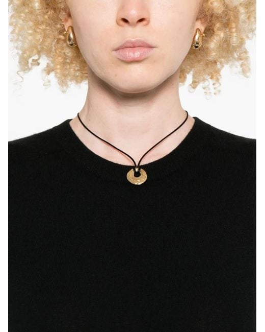arch4 Black Round-Neck Tank Top