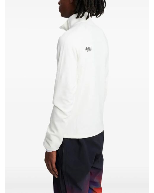 Aztech Mountain White Half-Zip Sweatshirt for men