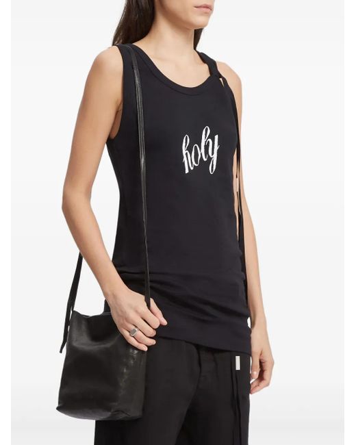 Ann Demeulemeester Black Medium Runa Shoulder Bag