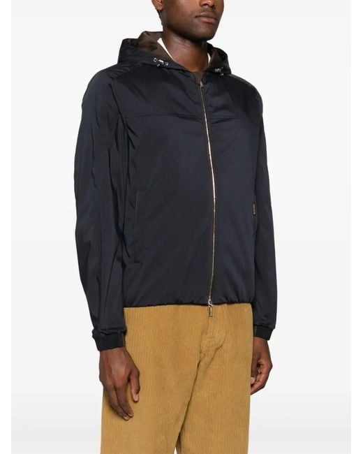Moorer Black Two-Tone Jacket for men