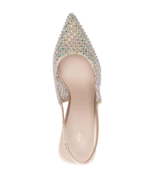 Zapatos Gilda con tacón de 100 mm Le Silla de color White
