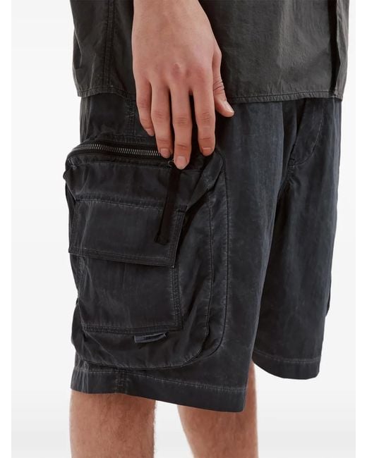 Izzue Cargo Shorts in het Black voor heren
