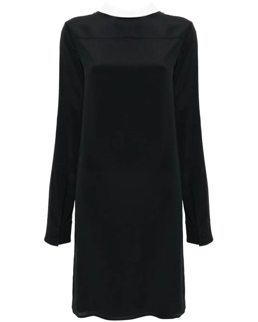 N°21 Black Ruffle-Back Dress