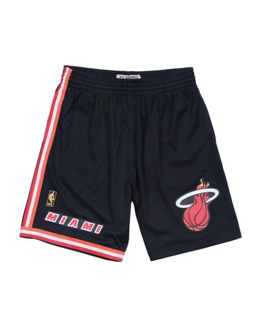 Short Miami Heat 96-97 Mitchell & Ness pour homme en coloris Blue