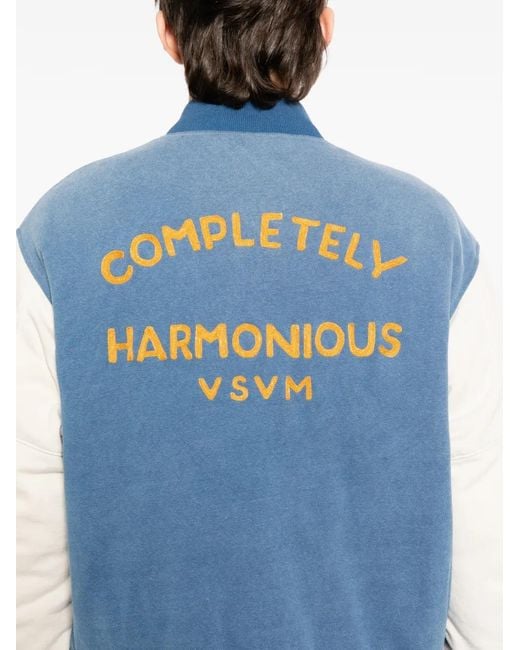 Visvim Blue Varsity Era Down Jacket for men