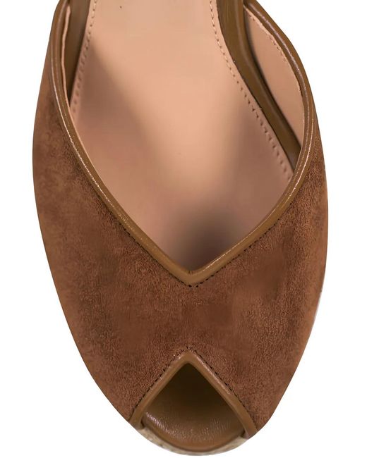 Veronica Beard Brown Pasina Suede Wedge Espadrilles