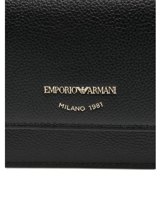 Emporio Armani Black Leather Mini Bag