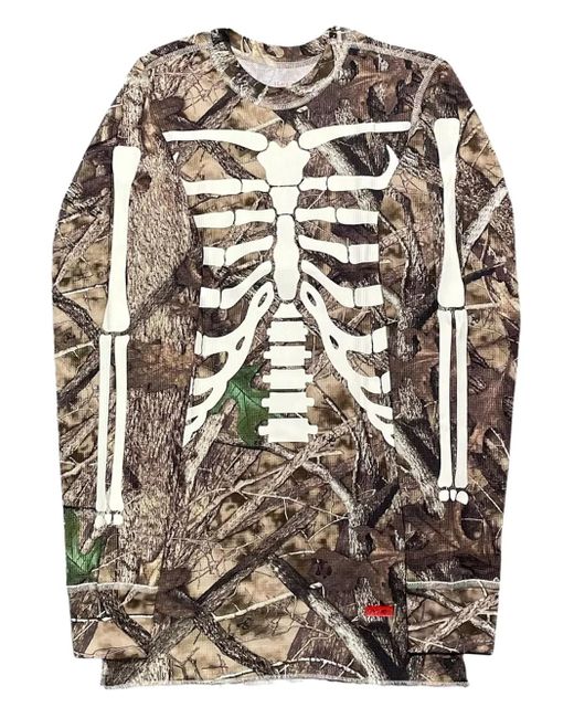 Supreme Gray Hanes Bones Thermal for men