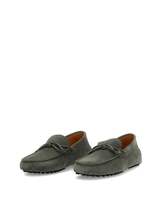 Tod's Green Flat Shoes for men