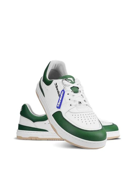 Barebarics Green Wave Perforated-Pebbled Sneakers