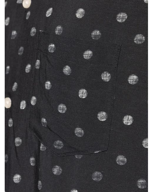 AllSaints Black Upton Buttoned Shirt for men