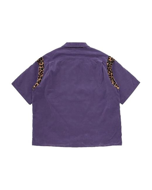 Visvim Purple Wallis Down Shirt for men
