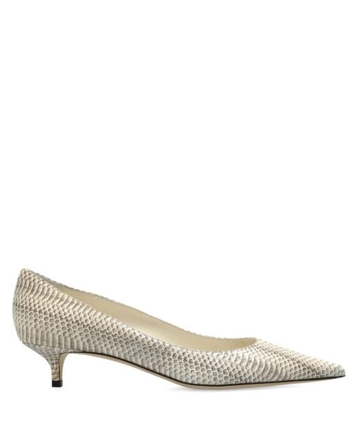 Escarpins Amelia 40 Mm À Bout Pointu Jimmy Choo en coloris Natural