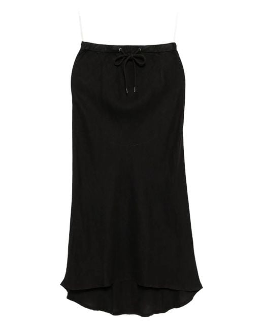 James Perse Black Asymmetric Skirt