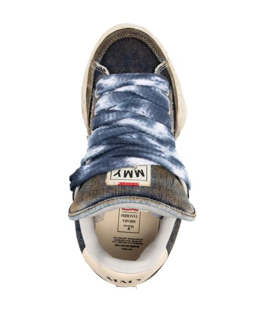 Maison Mihara Yasuhiro Blue Herbie Puffer Sneakers