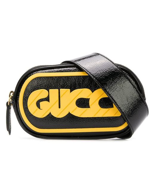 Gucci Black Oval Belt Bag
